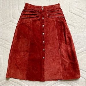 Argentinian leather skirt